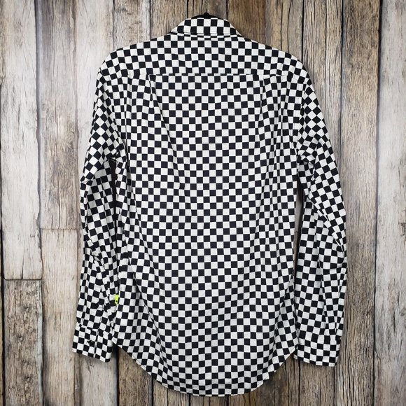 MSGM Check Button Shirt - Men's Italian 39 (Collar Size) - Picture 5 of 9